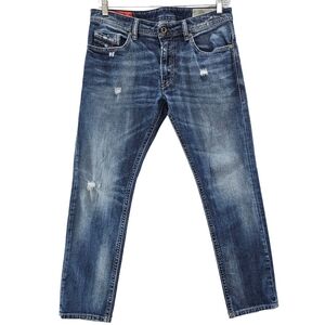 Diesel Industry Thommer Jeans Men's 36 x 29 Slim Skinny Stretch Distressed